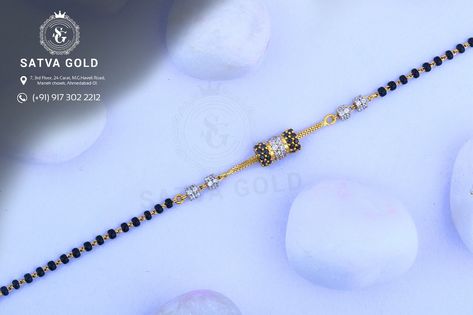 Wrist Mangalsutra Designs, Baby Bracelet Gold, Mangalsutra Bracelet, Mangal Sutra, Mangalsutra Chain, Couple Ring Design, Wrist Chain, Cutwork Blouse, Mangalsutra Design