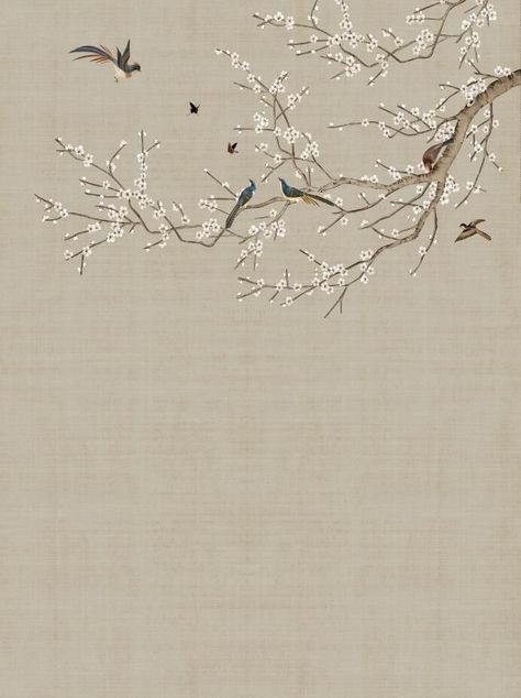 Japandi Wallpaper, Canvas Painting Projects, Watercolor Wallpaper Iphone, World Famous Paintings, Floral Cards Design, Wall Texture Design, Hand Painted Wallpaper, Famous Paintings, Chinoiserie Wallpaper