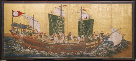 "Red-Seal" Ship, Made in Japan,  Edo Period (1615-1868), Early 17th century Chinese Pirate Ship, Japanese Battleships, 18th Century Japanese Art, Century Boats, Government Grants, Royal Navy Ships 18th Century, Edo Period, Philadelphia Museum Of Art, First Contact