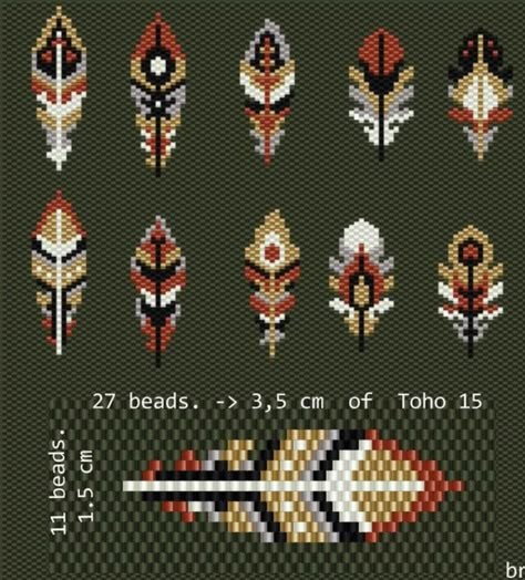 Seed Beading Patterns, Brick Stitch Bracelet, Delica Earrings, Native American Beadwork Patterns, Seed Bead Jewelry Patterns, Native Beading Patterns, Seed Bead Crafts, Bead Loom Designs, Motifs Perler