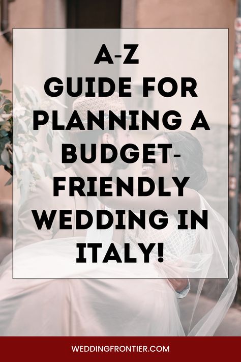 Experience the charm of Italy without a hefty price tag with our A-Z Guide for Small, Affordable Weddings in Bella Italia! Unveil expert tips and budget-friendly advice to have the Italian wedding of your dreams, surrounded by love, romance, and picturesque beauty without overspending. #BudgetBellaWedding #ItalianWedding #WeddingOnBudget Italy Wedding On A Budget, Affordable Italy Wedding, Small Italian Wedding, Italy On A Budget, Small Family Wedding, Italian Wedding Venues, Planning A Small Wedding, Surrounded By Love, Amalfi Italy