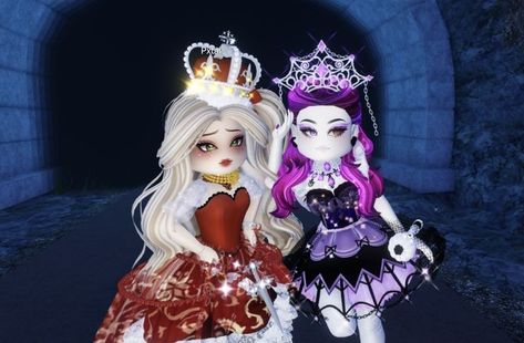 Ever After High Royale High, Royale High Daring Diva, Royale High Pageant Outfits, Apple And Raven, Raven Ever After High, Royal High Cosplay, Rh Avatar, Rh Cosplay, Royale High Cosplay