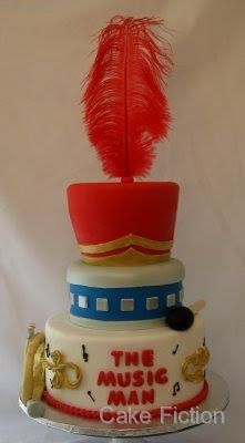 Cake Fiction: The Music Man Cake - a Musical Celebration The Music Man Party Ideas, The Music Man Themed Party, Music Theme Food, Music Note Party Decorations, Music Theme Party, Music Man Costumes, Music Notes Decorations, Music Festival Photography, Man Cakes