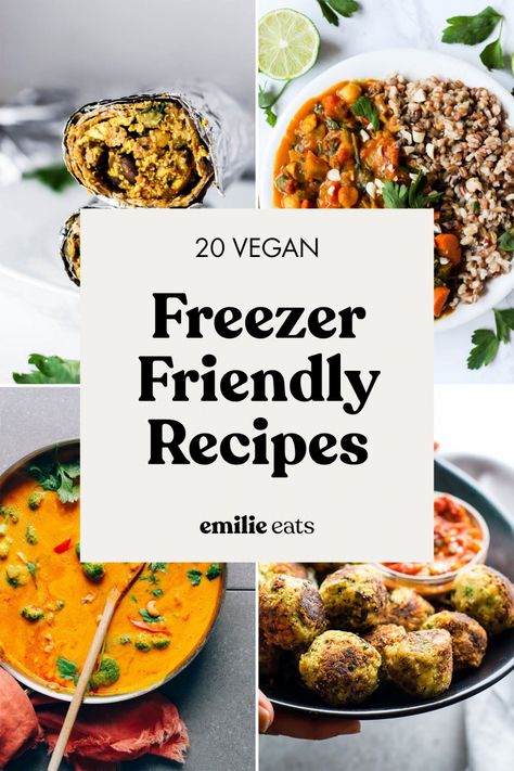 Lentil Freezer Recipes, Freeze Vegan Meal Prep, Meal Prep Vegetarian Dinner, Vegan Meal Prep Dinner Ideas, Meal Prep Freezer Meals Vegetarian, Fall Meal Prep Vegetarian, Favorite Vegan Recipes, Make Ahead Vegan Freezer Meals, Vegan Meals You Can Freeze