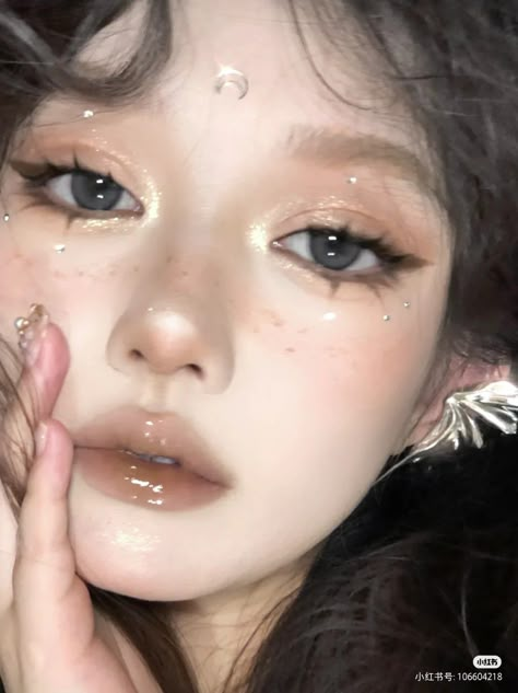 Brown Makeup Looks, Kpop Makeup, Summer Eye Makeup, Concert Makeup, Asian Makeup Looks, Orange Makeup, Douyin Makeup, Birthday Makeup, Mascara Makeup