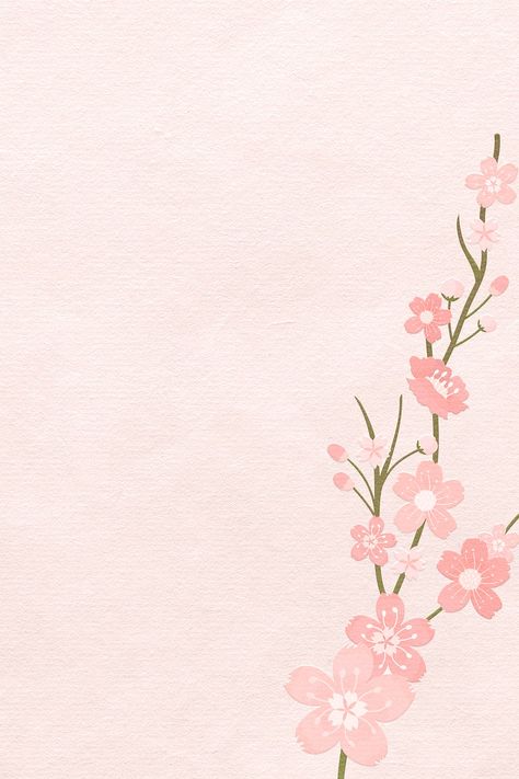 Pink Japanese cherry blossom feminine background | free image by rawpixel.com / Tang Baground Pink Pastel, Pastel Background Aesthetic, Japanese Art Flowers, Spa Wallpaper, Feminine Background, Sakura Background, Pink Flower Background, Pink Pastel Background, Aesthetic Sakura