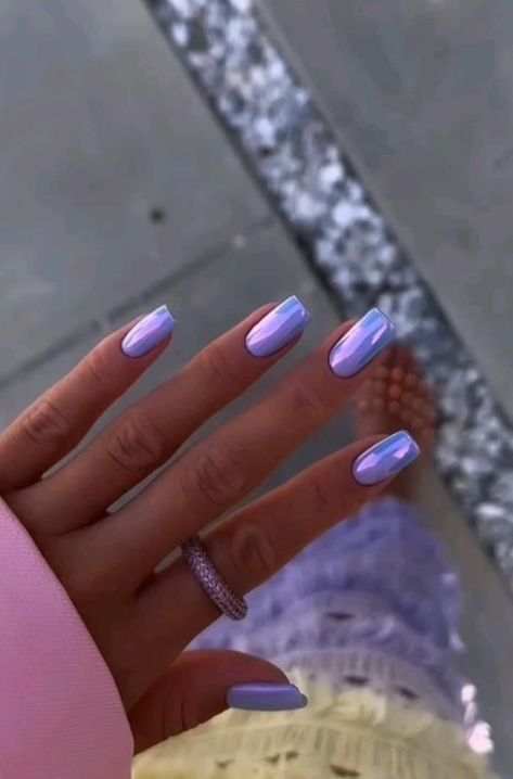 "Find Your Perfect May Nail Polish Ideas! Light Purple Nail Ideas, Light Blue Chrome Nails, Light Blue Chrome, Nail Polish Stain, Purple Nail Art Designs, Nail Polish Ideas, Purple Manicure, Blue Chrome Nails, Dark Nail Polish