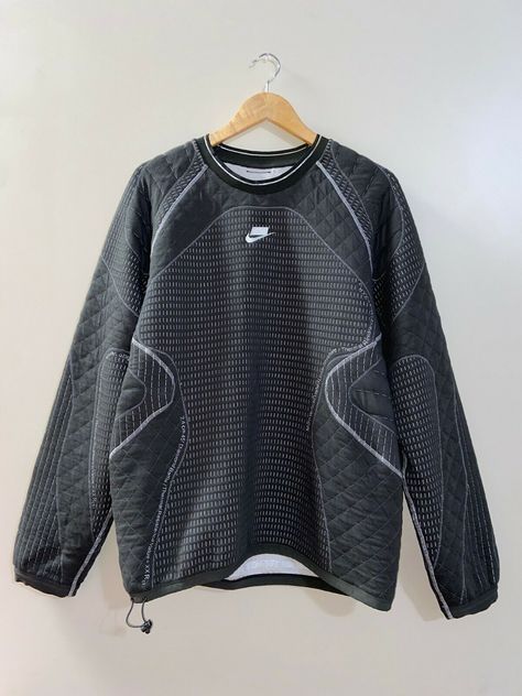 100% Authentic Condition: Brand New With Tags Size: S Come from pet-free, smoke-free environment Nike Campaign Design, Asrv Sportswear, Retro Futuristic Fashion, Sweatshirt Outfit Men, Sportswear Details, Sports Fashion Design, Dope Hoodies, Top Streetwear Brands, Designer Hoodies