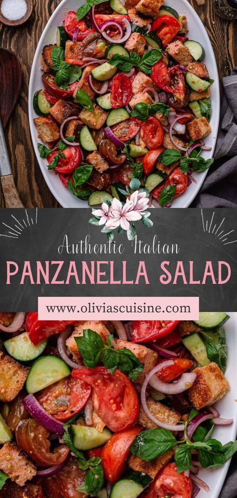 Bread And Tomato Salad, Sheet Pan Panzanella, Italian Panzanella Salad Recipes, Easy Panzanella Salad, Best Panzanella Salad, Tuscan Panzanella Salad, Panzella Salad Barefoot Contessa, Summer Panzanella Salad, Italian Bread Salad Recipe