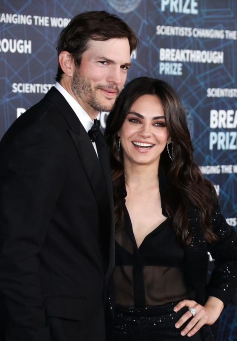 Ashton Kutcher and wife Mila Kunis Ashton Kutcher And Mila Kunis Home, Mika Kunis, Mila Kunis And Ashton Kutcher, Mila Kunis Ashton Kutcher, 1950s Glamour, Ideal Relationship, Male Celebs, Danny Devito, Ashton Kutcher