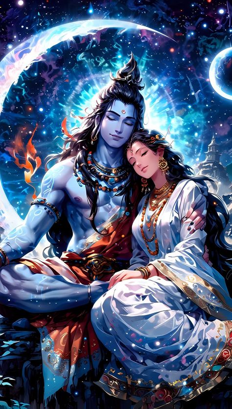 Shivparvati Painting, Lord Shiva Anime Art, Sivan Lord Wallpaper New 4k, Shiva Shakti Wallpaper, Shiv Gauri, Hoysala Architecture, Iron Man Photos, Friends Sketch, Shiv Shakti