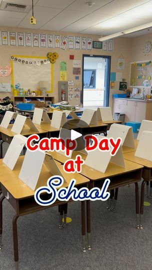 530K views · 25K reactions | Camp Day at School🏕️

We are celebrating my nephew's birthday tomorrow by camping out at Lopez Lake. It reminded me of camp day, which takes place on the last day of school for my students. For some of my first graders, this will be their first camp experience! I know it takes a lot of time to set up, but they love it. What helps me is having a parent or friend help with set up the day before.

What are you planning for the last week of school? 

Jessica ✨

#camp #campday #campdayatschool #teacher #teacherreels #teacherofinstagram #igteachers #firstgradeteacher #firstgradeclassroom | Jessica & Brandy | Teachers👯‍♀️ | Forrest Frank & Connor Price · UP! Camp Day At School, Indoor Classroom Activities, Last Week Of School, Birthday Tomorrow, Teaching Classroom Management, The Last Day Of School, Summer Camp Activities, Student Problems, Welcome Students