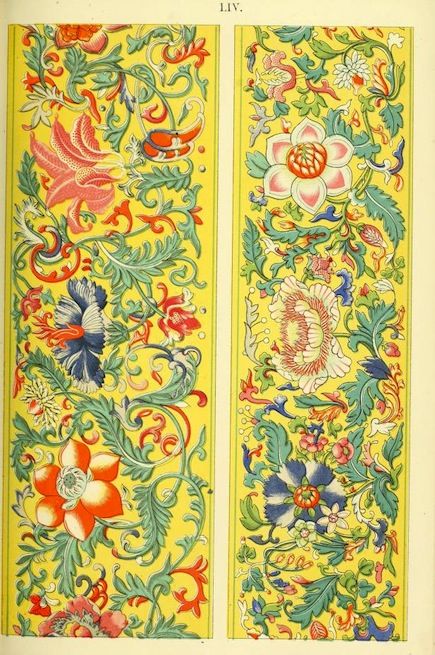 Chinese Ornament, Owen Jones, Chinese Element, Chinese Pattern, Art Chinois, Chinese Embroidery, Art Asiatique, Chinese Design, Chinese Patterns