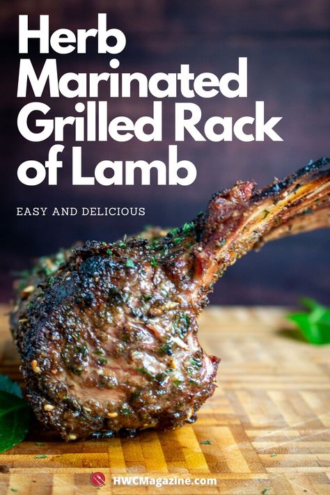 Bbq Rack Of Lamb, Grilled Lamb Recipes, Lamb Rack Recipe, Grilled Leg Of Lamb, Bbq Lamb, Lamb Chop Recipes, Lamb Ribs, Moroccan Spices, Leg Of Lamb