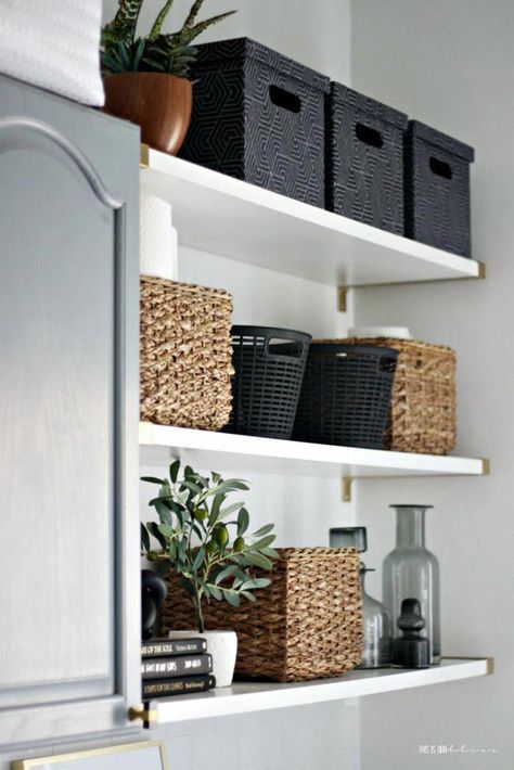 Find out additional info on "laundry room storage small shelves". Have a look at our internet site. Laundry Room Closet Ideas, Room Closet Ideas, Chic Laundry Room, Laundry Room Design Ideas, Laundry Room Storage Shelves, Laundry Shelves, Small Laundry Room Makeover, Small Laundry Room Organization, Room Storage Diy