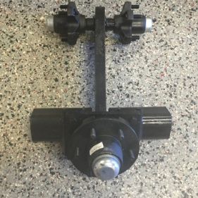 360º Swivel Axle For Sale | Anti-Wobble Torsion Trailer Axle Weld Projects, Utv Trailers, Travel Trailer Accessories, Cattle Trailers, Garden Tractor Attachments, Flat Deck, Trailer Dolly, Homemade Go Kart, Trailer Suspension