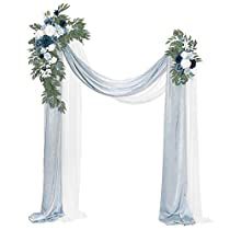 Check this out on Amazon Wedding Backdrops Head Table, Wedding Lattice, Alters Wedding, Dusty Blue And Silver Wedding, Blue Wedding Arch, Diy Wedding Arches, Arch Diy Wedding, Wedding Backdrop Diy, Diy Wedding Reception Decorations