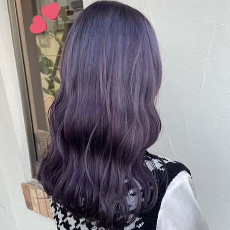 Dark Ash Purple Hair, Ash Purple Hair, Light Purple Hair, Dark Purple Hair, Plum Hair, Hair Idea, Hair Color Purple, Pretty Hair Color, Natural Hair Styles Easy