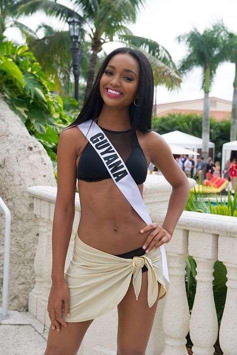 Niketa Barker Miss Universe Guyana 2014 Guyana Women, Guyanese Women, South American Women, Women Empowerment Art, Miss Universe, Miss World, Dark Skin Women, South American, Fitness Beauty