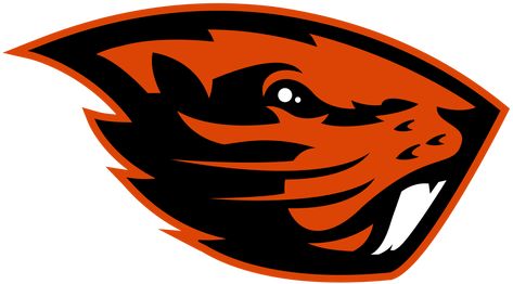 Oregon State Beavers Logo Pac-12 Conference Football Vinyl Decal, Beaver Logo, Leave It To Beaver, Oregon State Beavers, Oregon State University, University Logo, University Of Oregon, Car Emblem, Oregon State