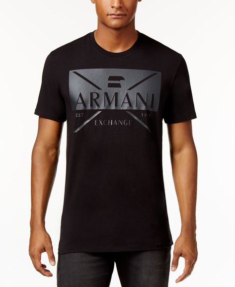 Armani Fashion, Shirts Style, Tee Shirt Fashion, Armani Exchange Men, Mens Boots Fashion, Usa Shirt, Ramones, Armani Exchange, Boys T Shirts