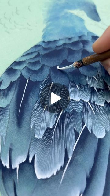 Diane Hill on Instagram: "Once I learnt the basic chinoiserie painting techniques, I was able to apply them to any subject matter. I like to ‘chinoiserify’ things, like this Victoria crowned pigeon! 

Once you understand how to layer the paint and add details, you can paint anything you like using these classical techniques. 

I teach all the basics of chinoiserie painting in my ebook which is available via the bio link. It’s a fabulous guide to learning a unique skill that has very little information elsewhere online. 

And if you sign up to my artists mailing list I’ll be sending out more free content to help you on your way!

#Chinoiserie #chinoiseriechicstyle #chinoiserieart #chinoiserieartist #watercoloring #watercolorart #waterblog #watercolor_art #watercolorillustration #gouachepain Victoria Crowned Pigeon, Crowned Pigeon, Chinoiserie Painting, Chinoiserie Art, Bird Painting, Creative Craft, School Art Projects, Free Content, School Art