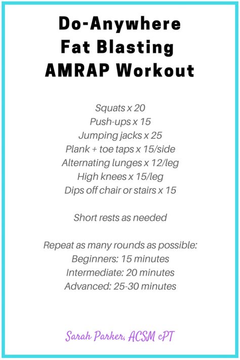 Fat Burning Home Workout, Fitness Accountability, Crossfit Workouts At Home, Amrap Workout, Workout Hiit, At Home Workouts For Women, Gym Weights, Gym Workouts Women, Planet Fitness Workout