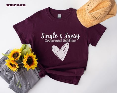 Single & Sassy Divorced Edition, Divorce Party Shirt, Funny Divorced Tshirt, Divorce Gifts, Gift for Her, Scheidung, Divorced Party T-shirt - Etsy Divorced Tshirt, Divorced Party, Divorce Gift, Party Shirts, San Jose, Gift For Her, Gifts For Her, T Shirts, Funny