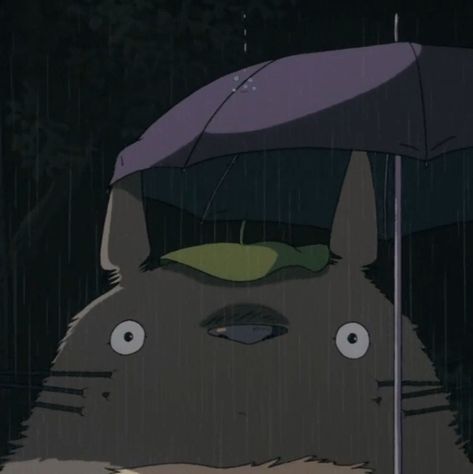 Totoro Icons, Totoro Umbrella, Scene Icon, Neighbor Totoro, Ghibli Art, My Neighbor Totoro, Hayao Miyazaki, Miyazaki, Studio Ghibli