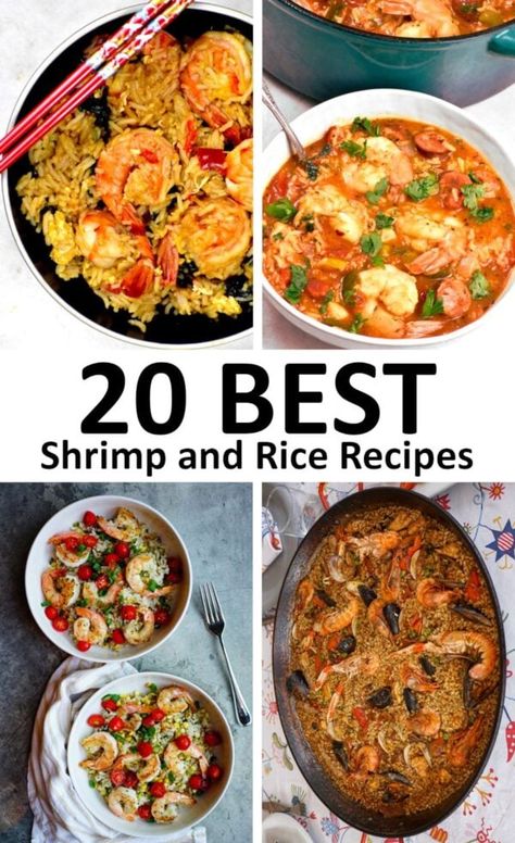 the best shrimp and rice recipes. Greek Shrimp And Rice, Easy Shrimp And Rice Recipes, Easy Shrimp And Rice, Shrimp Rice Recipe, Shrimp And Rice Casserole, Jambalaya Soup, Quick Fried Rice, Greek Shrimp, Shrimp And Rice Recipes