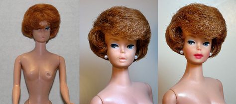 Barbie Restoration | A simple restoration, from much loved t… | FLWaniac | Flickr Fix Doll Hair, Barbie Restoration, Doll Restoration, Dolls Hair, Barbie Food, Curvy Barbie, Barbie Hair, Im A Barbie Girl, Barbie Stuff