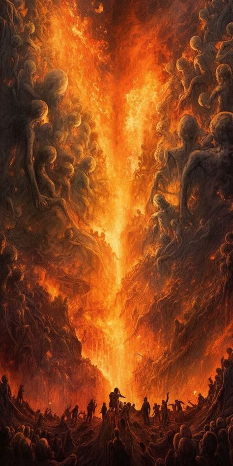 Jahannam Video, Hell Background, Exploration Art, Hell Fire, Desain Buklet, Heaven Art, Screen Savers Wallpapers, Muslim Pictures, Islamic Artwork