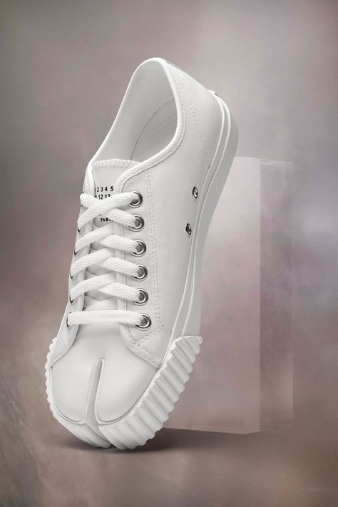 Tabi Sneakers | Maison Margiela Tabi Sneakers, Numeric Logo, Japanese Socks, Maison Margiela Tabi, Margiela Tabi, The Tongue, Goat Leather, Color Swatch, Perfect Body