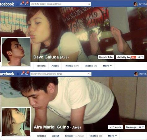 Cute facebook cover and profile pics!