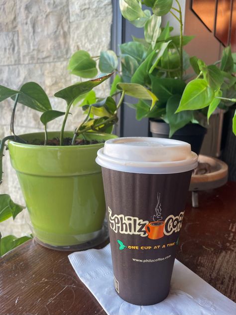 Philz, coffee, plant, caffeine, coffee break, study break, Philz coffee, aesthetic Philz Coffee Aesthetic, Plant Aesthetics, Philz Coffee, Coffee Aesthetic, Coffee Break, Cafe, Coffee, Quick Saves