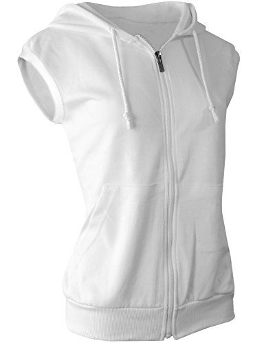 The-Tops Women's Casual Vest Sleeveless Zip up Hoodie Sleeveless Hoodie, Casual Vest, Fashion Hoodies, Casual Tops For Women, White Hoodie, Zip Up Hoodie, Women's Casual, Hoodie Fashion, Casual Women