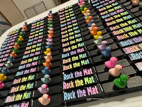 All About Cheer Pins | Her 200 pins for Regional Summit in Baltimore are finished | Facebook Summit Swag Bag Ideas, Cheer Good Luck Pins, Cheer Team Gifts, Cheer Posters, Cheerleading Photos, Competitive Cheer, Cheer Gifts, Swag Bag, Cheer Team