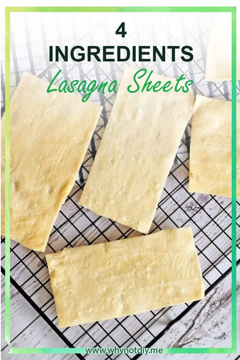 This recipe of homemade lasagna sheets from Whynotdiy.me is easy, simple, tasty, and healthy. Made of 4 ingredients, why not do it yourself and enjoy a tasty homemade pasta, preservatives free, and serve it to you family members with passion and love. Healthy Dinner Ideas For Kids, Dinner Ideas For Kids, Homemade Bolognese Sauce, Easy Homemade Pasta, Homemade Bolognese, Homemade Pasta Recipe, Pasta Making, Homemade Ravioli, Italian Pasta Dishes