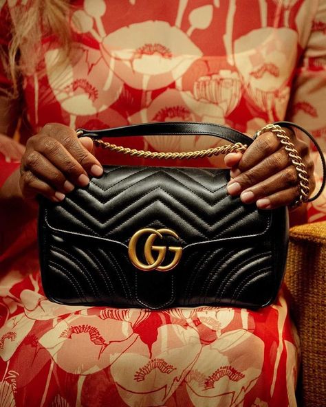 Image: @gucci Brand Ads, Good Looking Cars, Flora Print, Carine Roitfeld, Gucci Brand, Bamboo Bag, Guccio Gucci, Gucci Logo, Gucci Tote