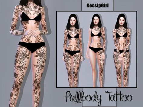 The Sims 4 Cc Tattoos Women, Sims 4 Maxis Match Tattoos, Sims4 Tattoo, Sims Tattoos, Ts4 Tattoos, Lower Belly Tattoos, Sims Download, Sims Challenge, Sims 4 Tattoos