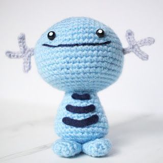 Wooper Amigurumi | Free Amigurumi Patterns | Bloglovin’ Wooper Pokemon, Pokemon Crochet, Pokemon Crochet Pattern, Crochet Keychains, Crochet Pokemon, Pokemon Pattern, Crochet Monsters, Posca Marker, Crochet Stuff