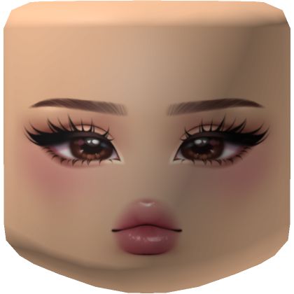 Roblox Douyin Makeup Doe Eye, Roblox Make Up Face Code, Makeup Roblox Faces, Roblox Makeup Faces, Free Roblox Face, Cute Roblox Faces, Face Roblox Code, Roblox Face Id, Roblox Makeup