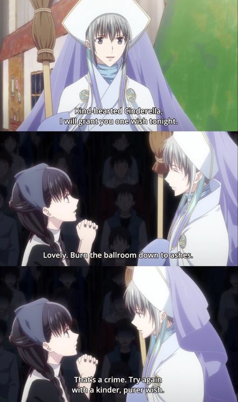 Fruits Basket Screenshots, Fruits Basket Anime Funny, Fruits Basket Funny, Fruits Basket Manga, Yuki Sohma, Basket Anime, Fruits Basket Anime, Fruit Baskets, Anime Jokes