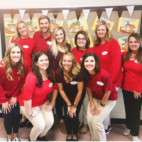 Target Employee Costume, Target Costume, Target Employee, Team Costumes, Lemonade Stand, Make Yourself, Red Shirt, Name Tags, Halloween Ideas