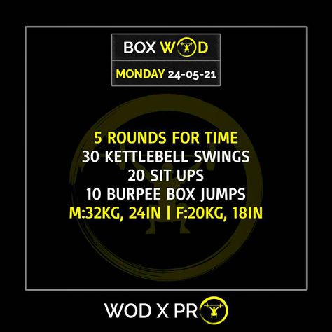 Monday Wod Crossfit, Box Wod Workouts, Home Wod, Wod Workouts, Metcon Workout, Crossfit Cardio, Gym Wod, Crossfit Workouts At Home, Sunday Workout