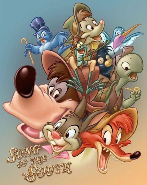 *SONG of the SOUTH, 1946 Flintstone Christmas, Brer Rabbit, Snowmen Activities, Song Of The South, Disney Fine Art, Disney Cartoon Characters, Retro Disney, Images Disney, Splash Mountain