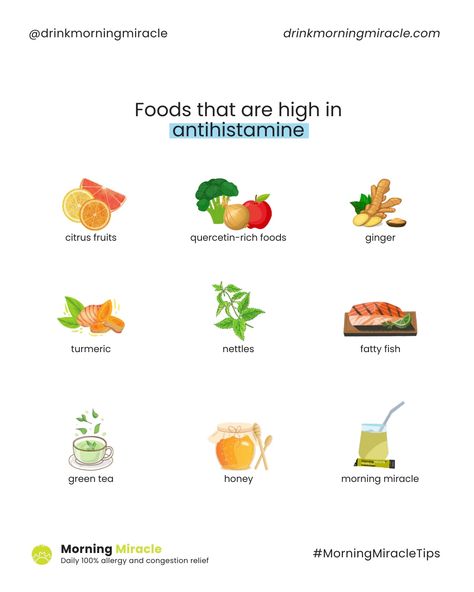 Did you know that certain foods are packed with natural antihistamines, those marvelous compounds that help quell allergy symptoms? 🤧✨ Click here to explore our latest blog post: https://momilabs.com/unlocking-the-power-of-nature-foods-high-in-antihistamines #AllergyRelief #allergy #allergyfriendly #allergyseason #allergyfree #allergylife #wellnessjourney #healthandwellness #wellnessthatworks #holisticwellness #wellnesslifestyle #wellnesstips #wellnessadvocate #wellnessgoals Allergy Cough Remedy, Pollen Allergy Relief, Spring Allergy Relief, Grass Allergy, Natural Antihistamine, Natural Allergy Relief, Home Remedies For Allergies, Spring Allergies, Flexitarian Diet