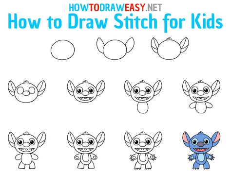 How to Draw Stitch Step by Step #Stitch #EasyStitchDrawing #LiloandStitchDrawing #DrawingTutorials #Disney #DisneyDrawing #DisneyCharacters #EasyDrawingGuides #StitchDrawing #HowtoDrawStitch #StitchStepbyStepDrawing #Cartoon #CartoonDrawings Stitch Painting Easy Step By Step, How To Draw Stitch Step By Step Easy, Stitch Drawings Easy, How To Draw Stitch Step By Step, How To Draw Stitch, How To Draw Disney Characters Step By Step, Stitch Drawing Sketches, How To Draw Disney Characters, Drawing Stitch