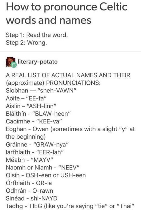To Anglicize or Not To Anglicize — Meredith R. Stoddard Celtic Names, Celtic Words, Writing Characters, How To Pronounce, Writing Stuff, Random Facts, Book Writing Tips, Writing Resources, Writing Words