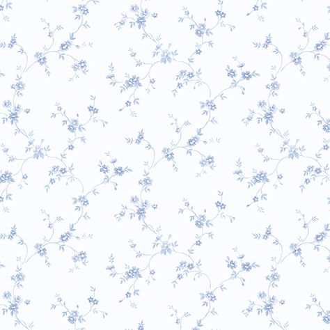 Blue And White Wallpaper, Blue Floral Wallpaper, Light Blue Aesthetic, Vinyl Rolls, Rose Wallpaper, Rose Lights, White Wallpaper, Blue Wallpapers, Blue Aesthetic